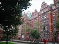 Sackville Gardens looking toward the Sackville Building, University of Manchester