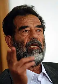 Image 13Saddam Hussein Abd al-Majid al-Tikriti (April 28, 1937 – December 30, 2006) was the President of Iraq from July 16, 1979 until April 9, 2003.Credit:Sergei Mikhailovich Prokudin-Gorskii