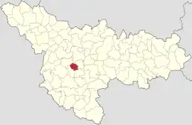 Location in Timiș County