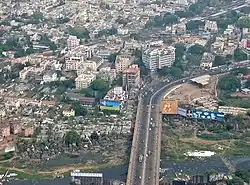 Aerial view of Saidapet