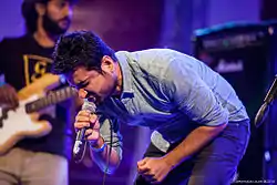 April 19th, 2015 - Saif Samejo, performing with his band The Sketches at Music Mela, Islamabad.