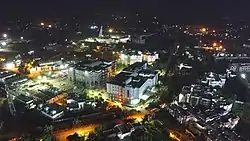 Night View of Saifai village, Etawah district, U.P