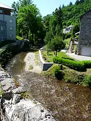 The river Saint-Bonnette, in Laguenne