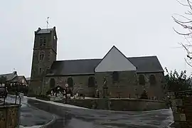 The church in Saint-Ellier-les-Bois