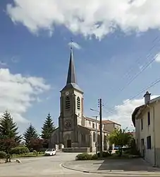 The church in Saint-Firmin