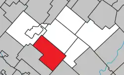 Location within Les Sources RCM.