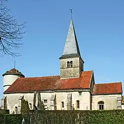 The church in Saint-Germain-le-Rocheux