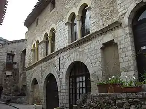 House in the village of Saint-Guilhem-le-Désert.