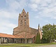 Church "Saint Jean-Baptiste",  bell gable.