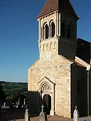 The church in Saint-Julien-de-Jonzy