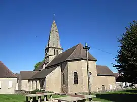 The church in Saint-Léger-sur-Dheune