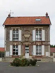 The town hall in Saint-Léger