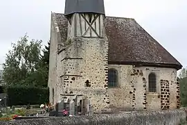 The church in Saint-Lubin-de-Cravant