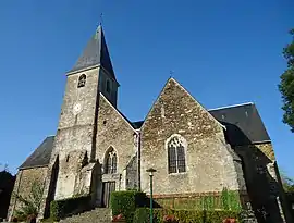 The church of Saint-Médard, in Saint-Mars-d'Outillé