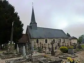 The church in Saint-Martin-du-Tilleul