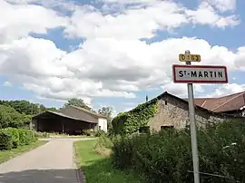 The road into Saint-Martin