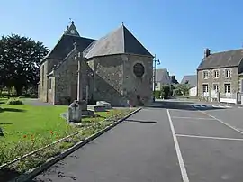 View of the village and Saint Ouen church