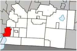 Location within Brome-Missisquoi RCM.