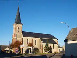 The church in Saint-Sigismond