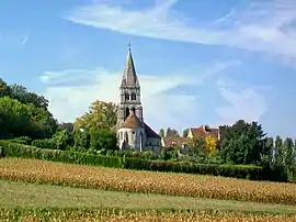 The church in Saint-Vaast-de-Longmont