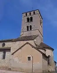 The church in Saint-André-le-Désert