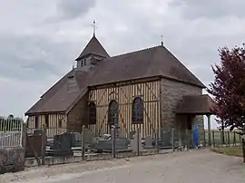 The church in Saint-Léger-sous-Margerie