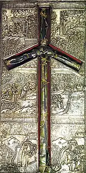 The grapevine cross at Tbilisi Sioni Cathedral.