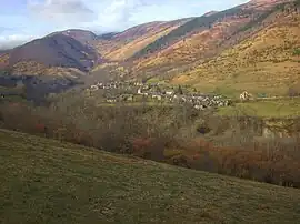 A general view of Saint-Paul-d'Oueil