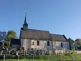 The church in Saint-Sylvestre-de-Cormeilles