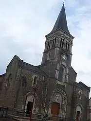 The church in Saint-Vallier