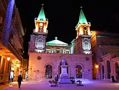 Aleppo's St Elia Church situated on Farhat Square