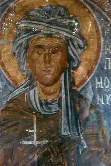 Saint Hipomoni (St Patience) icon