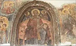 Fresco in Saint Nicholas Church of Krepeni