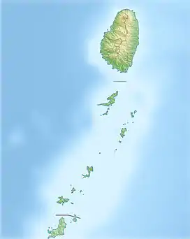 Young Island is located in Saint Vincent and the Grenadines
