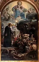 Saint Vincent de Paul bringing galley slaves to the faith, 1876, Sainte-Trinité, Paris.