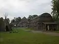 Reconstructed buildings in First Nation section