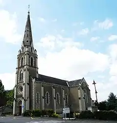 The church in Sainte-Verge