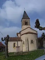 The church in Sainte-Radegonde