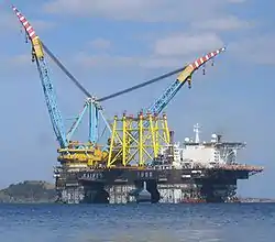 Saipem 7000 is the world's third largest crane vessel