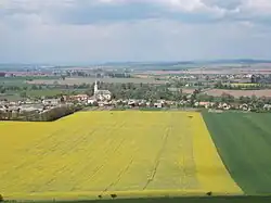 Aerial view of Sajópüspöki