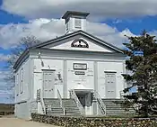 The Sakonnet Lodge was built in 1840 as a Methodist Church. It is part of the Little Compton Common Historic District