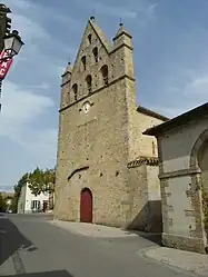 The church in Salles-sur-l'Hers