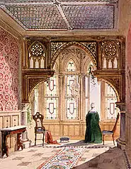 A room in Marienburg Castle (1863)