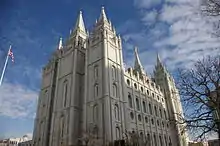 Image 37The LDS Salt Lake Temple, the primary attraction in the city's Temple Square (from Utah)