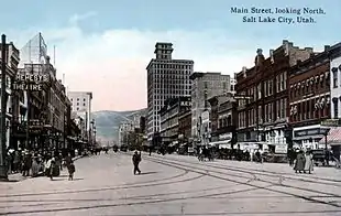 Image 36Downtown Salt Lake City in the early 20th century. (from History of Utah)