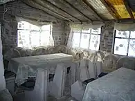 Dining area of the Palacio de Sal hotel