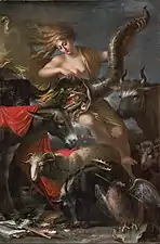 Allegory of Fortune (1658), oil on canvas, 198 x 133 cm., J. Paul Getty Museum