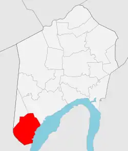 Location of San Basilio