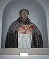 Polychromed terracotta of Saint Dominic