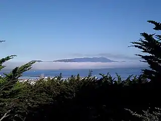 View of the bay from Coit Tower